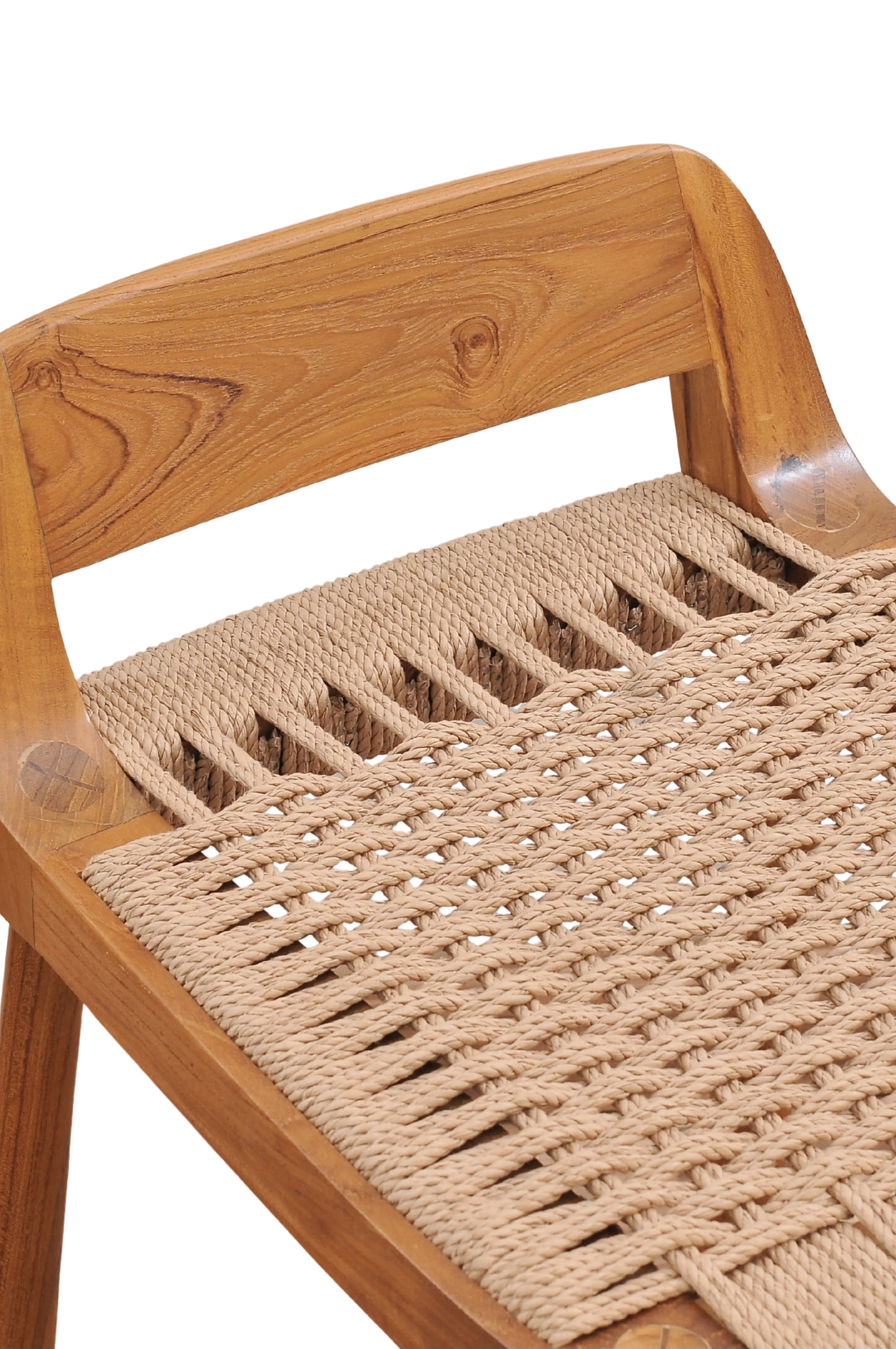 White Fabric Armchair - View 3